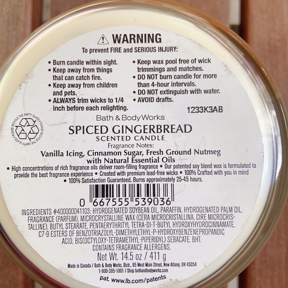 BBW Spiced Ginger Bread candle - Picture 12 of 14